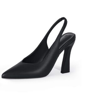 Black Slingback Heels